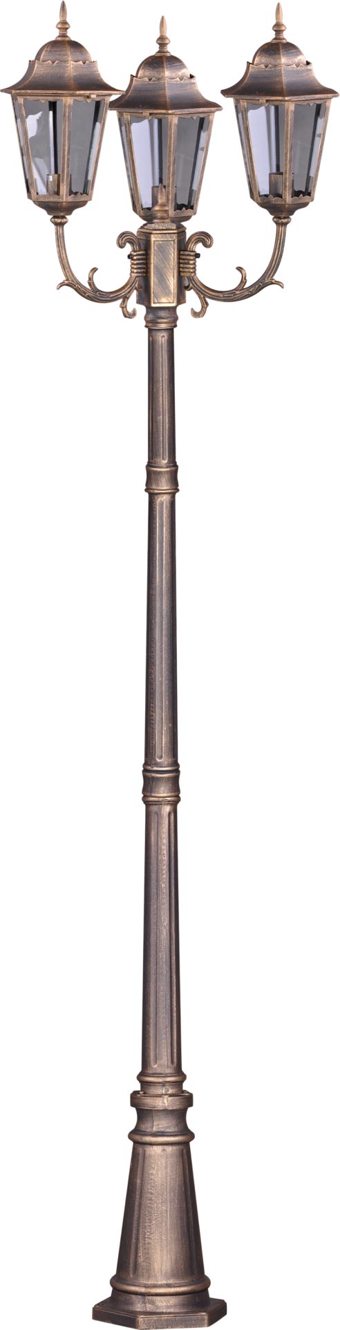 Kaja Lozana lampa stojąca zewnętrzna 3x60W czarna/złota K-7006A2/3CZARNY/ZŁOTY