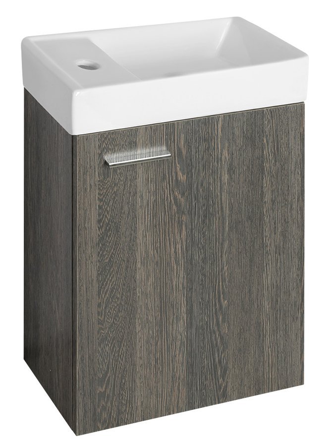Aqualine Zoja szafka 40 cm podumywalkowa wisząca mali wenge 51049MW