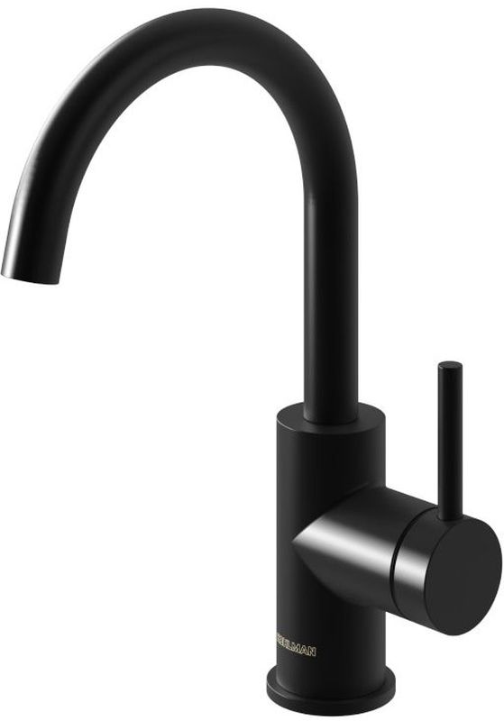 Kohlman Axel Black bateria umywalkowa stojąca czarna QB150AB