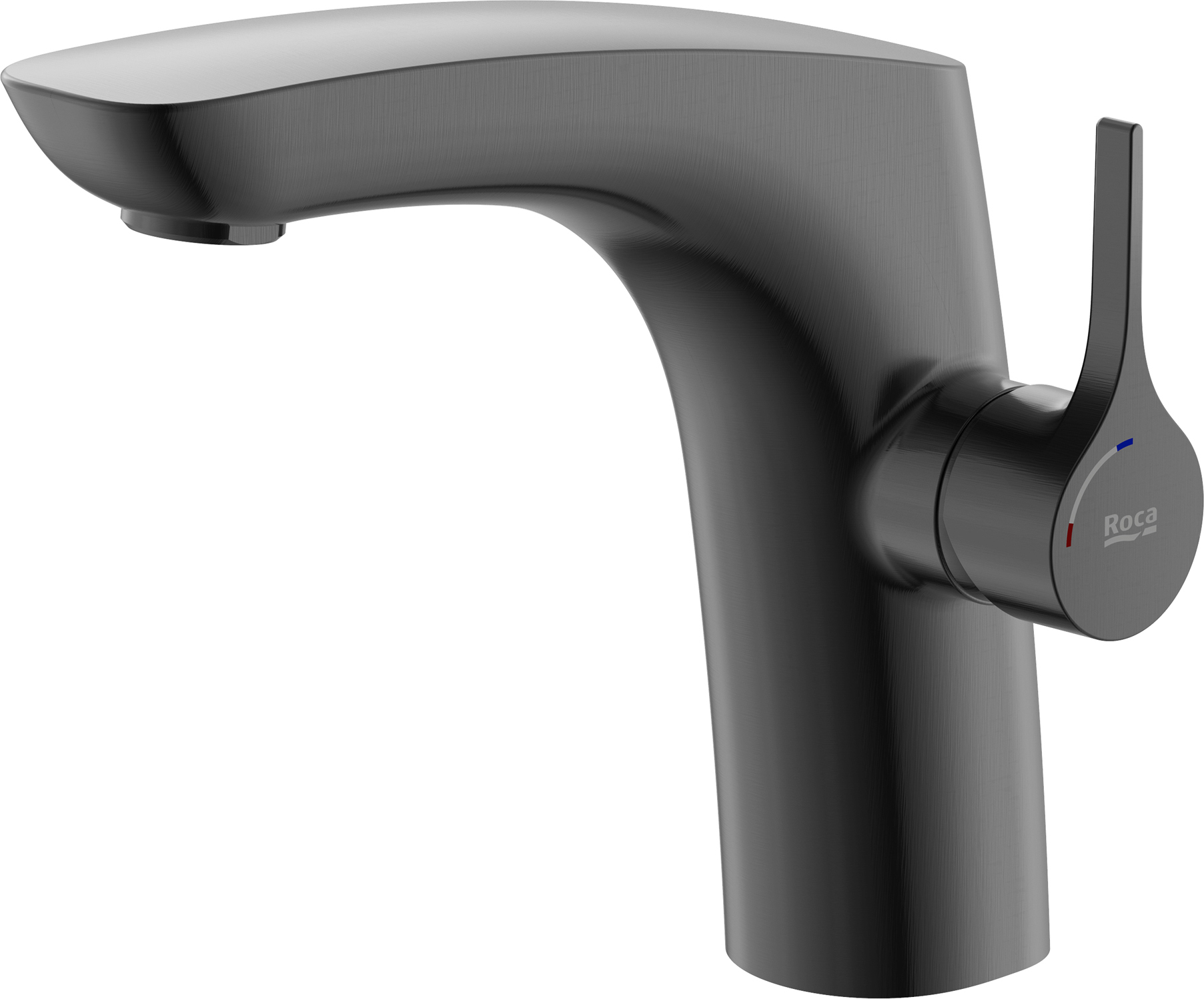 Roca Insignia Black bateria umywalkowa stojąca czarna A5A3B3ANM0