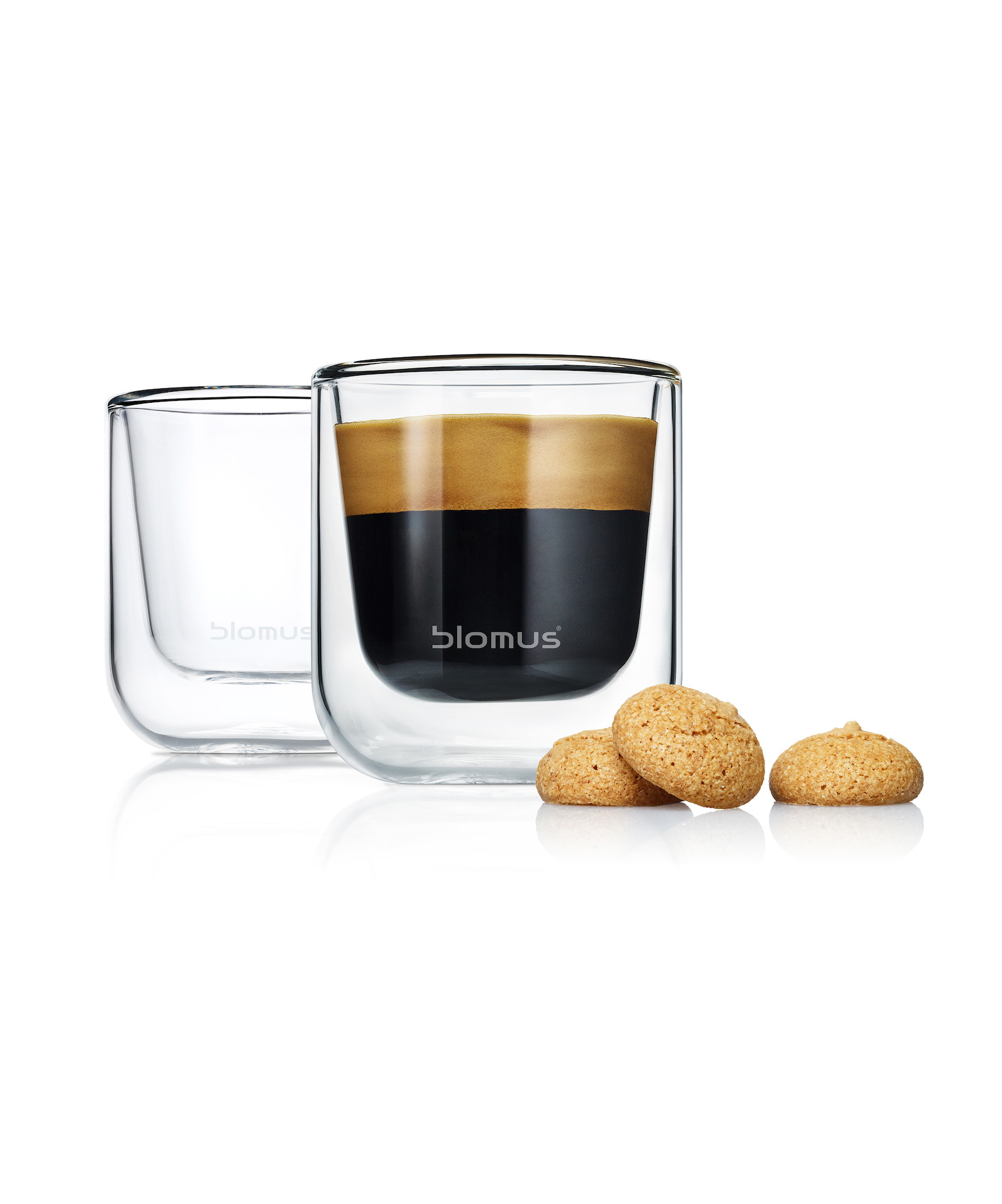 Blomus Nero szklanka 80 ml zestaw 2 szt B63652