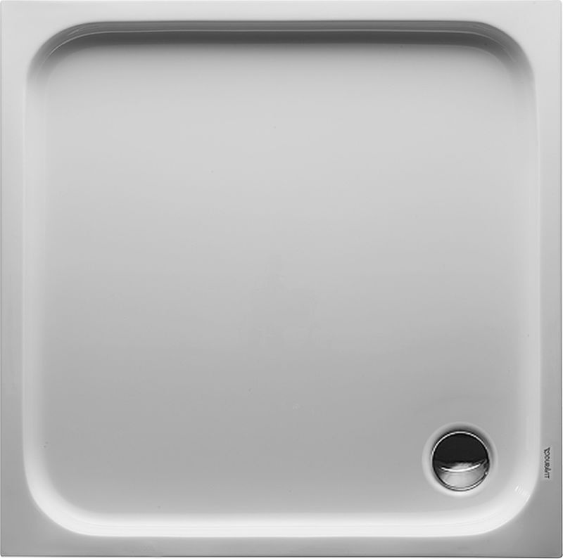 Duravit D-Code brodzik 100x100 cm kwadratowy Antislip biały 720103000000001