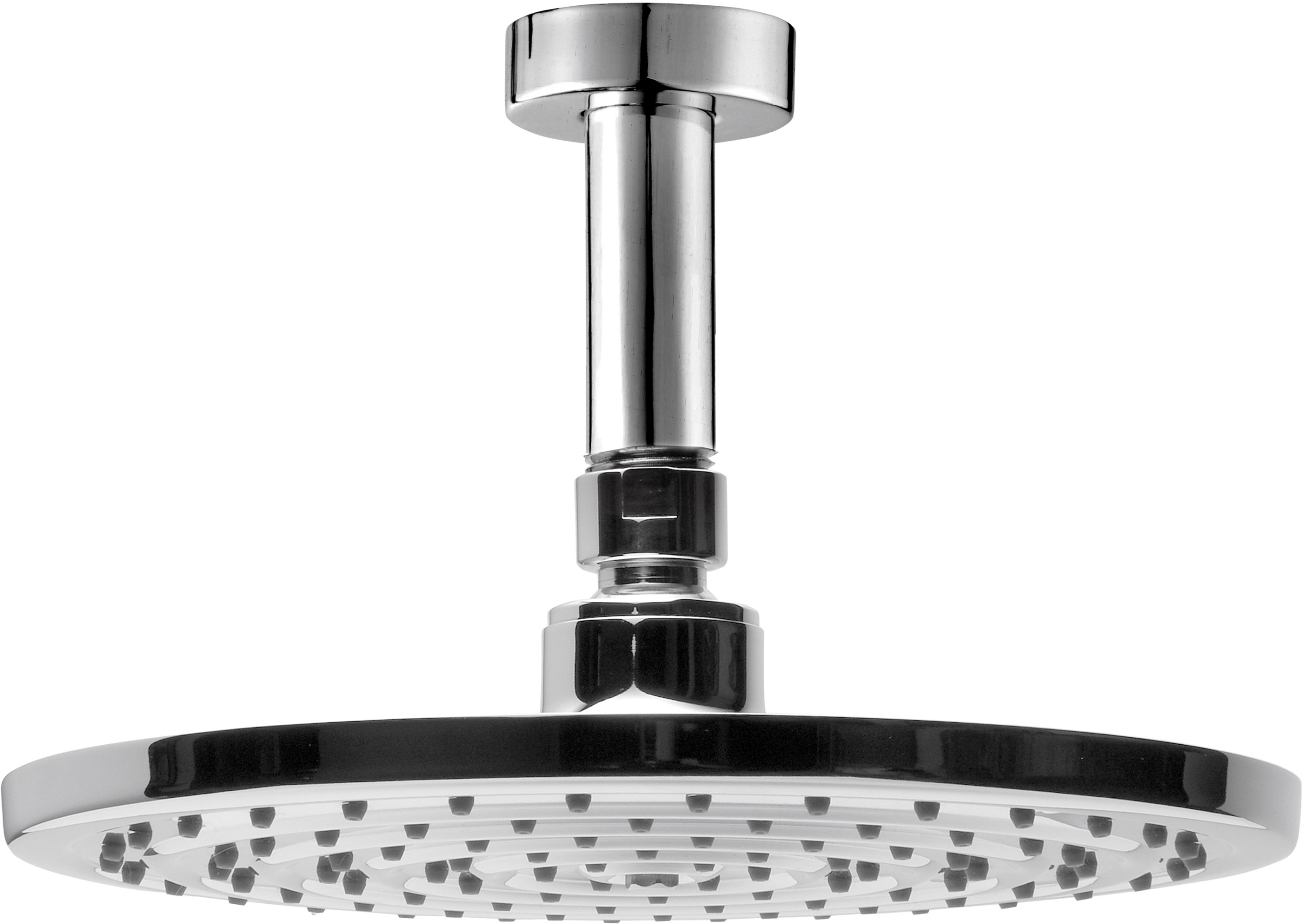 Ferro Rotondo deszczownica 22 cm okrągła z ramieniem sufitowym chrom NPT02