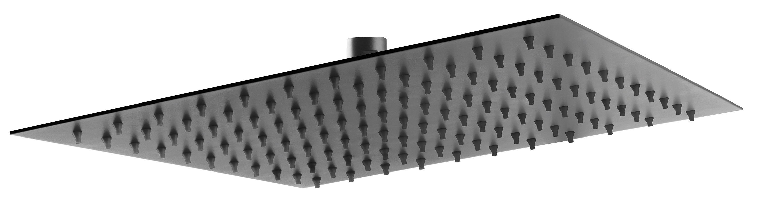 Ferro Slim deszczownica 30x30 cm kwadratowa czarna DSN08BL - Wysyłka w 24h