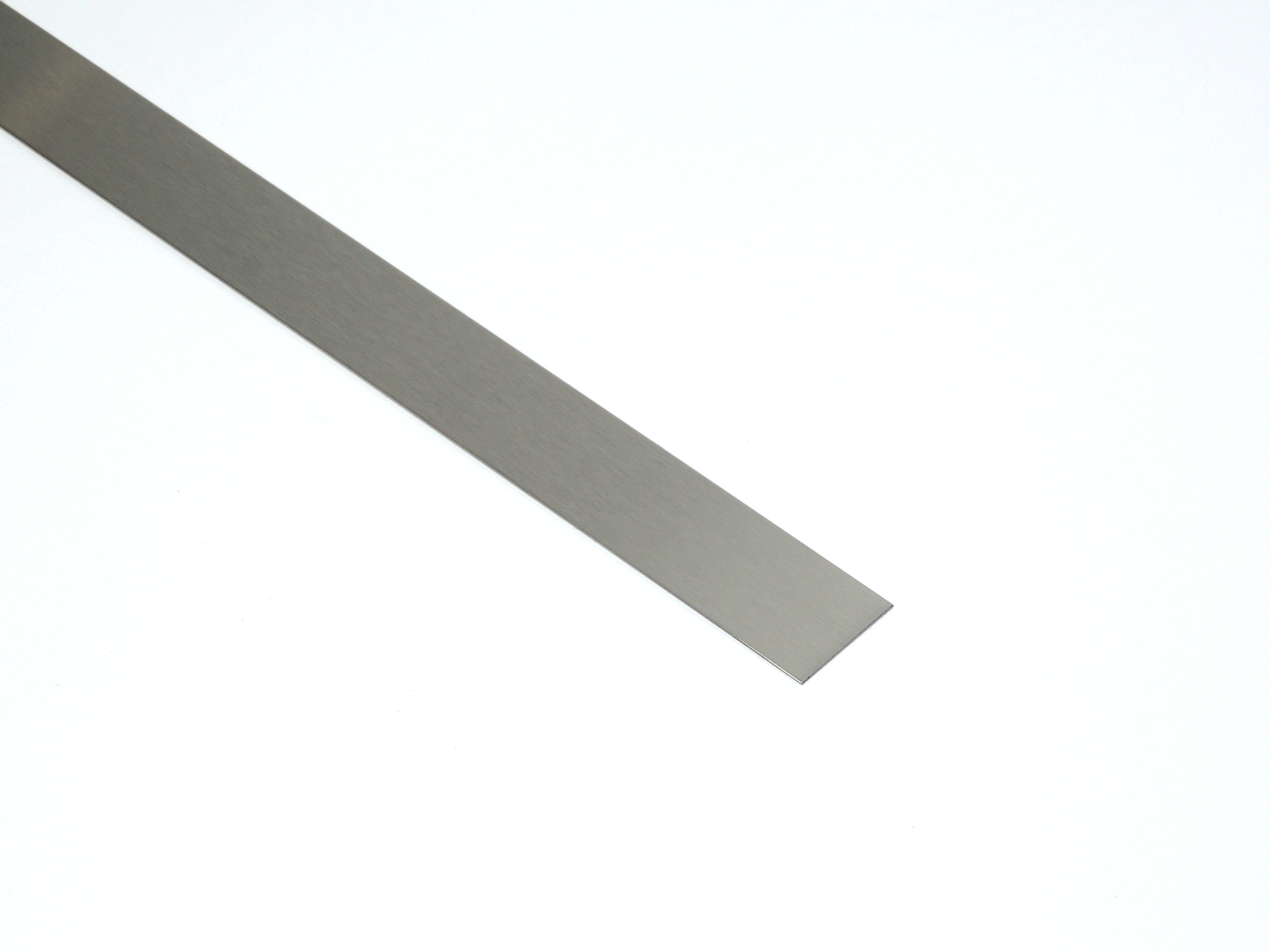 Profil Decor listwa do glazury płaskownik 3x270 cm stal nierdzewna szczotkowana srebrny mat