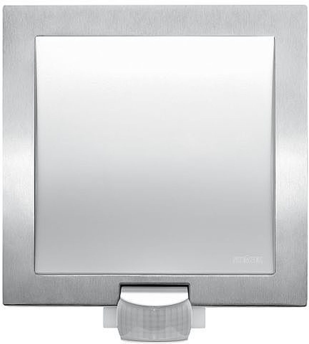 Steinel L 20 kinkiet zewnętrzny 1x60W z czujnikiem ruchu srebrny/biały ST566814