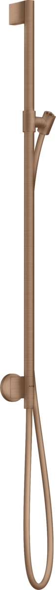 Axor One drążek prysznicowy 96,5 cm czerwony złoty szczotkowany 48792310