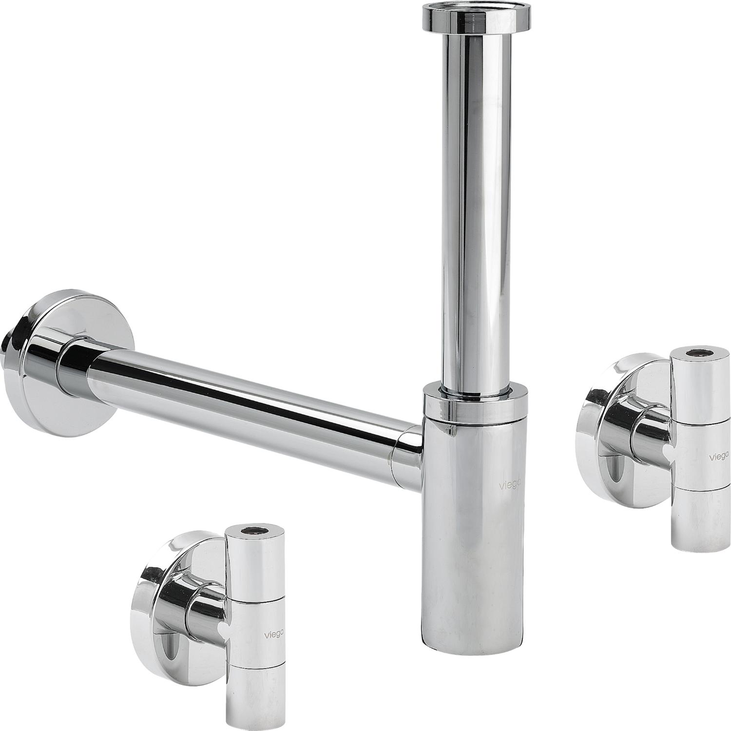 Viega Eleganta syfon do umywalki butelkowy chrom 492489 - Wysyłka w 24h