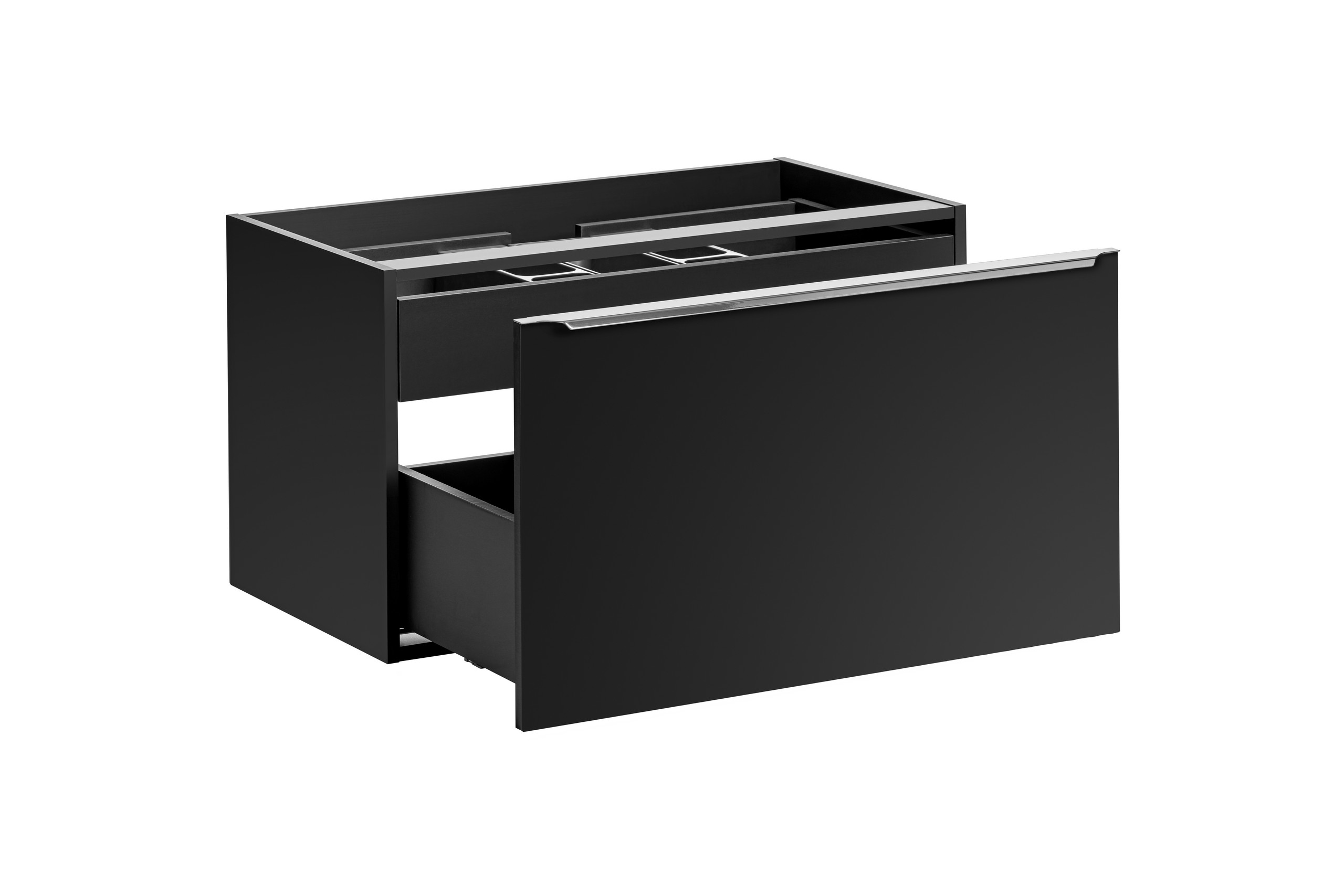Comad Santa Fe Black szafka 80x46 cm podumywalkowa wisząca czarny SANTAFEBLACK82-80-B-2S