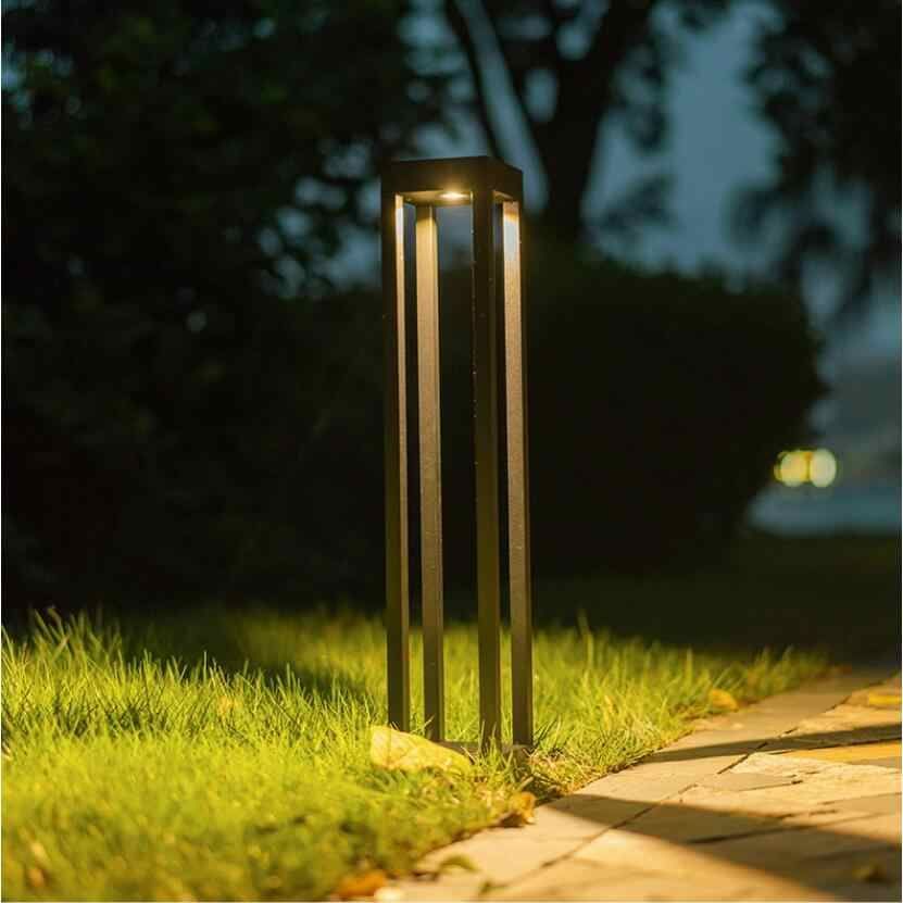 Abigali Qube lampa stojąca zewnętrzna 1x7W LED czarna GLQ600WW