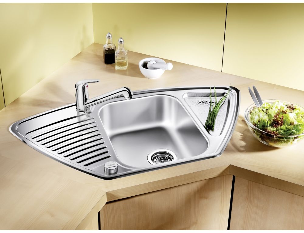 Blanco Tipo 9 E zlewozmywak stalowy 93x51 cm stal mat 526338 - Wysyłka w 24h