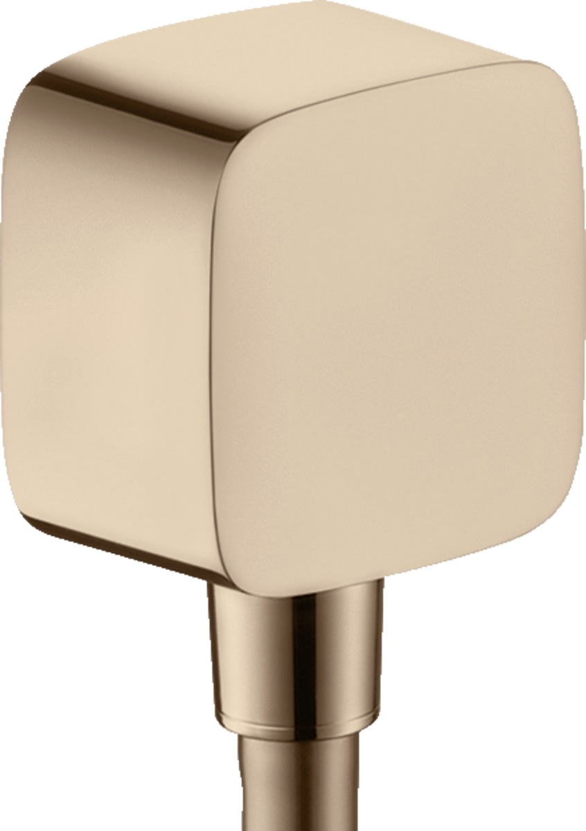Axor ShowerSolutions przyłącze kątowe węża FixFit Softcube czerwony złoty polerowany 36731300