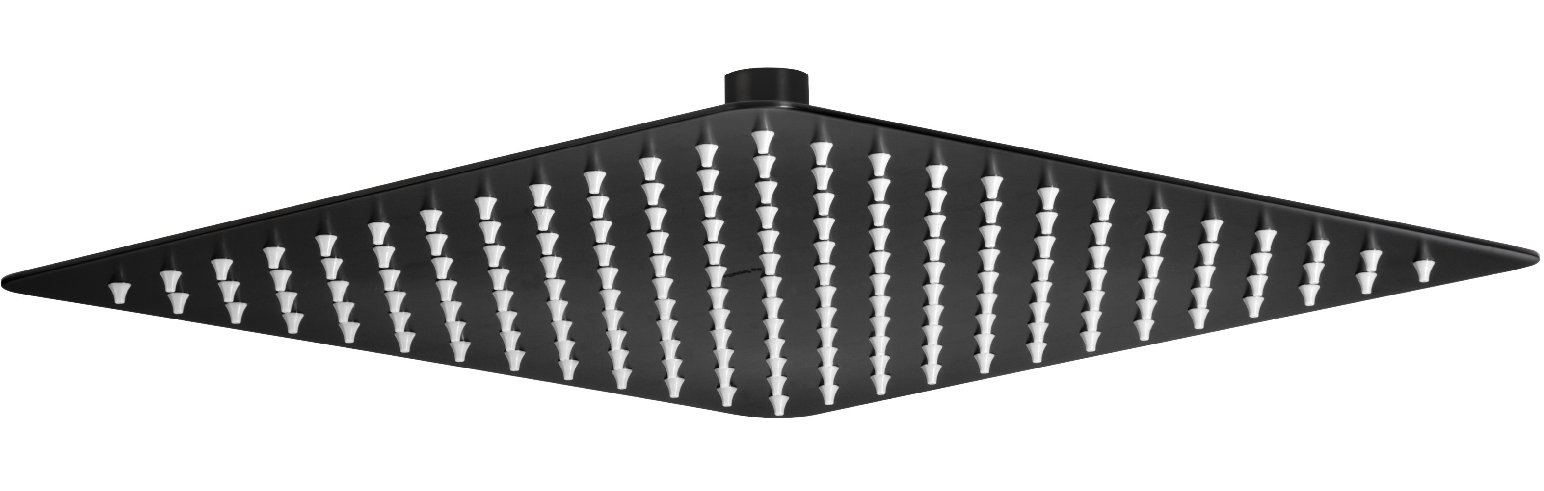 Deante Floks Nero deszczownica 30 cm kwadratowa czarny mat NAC209K