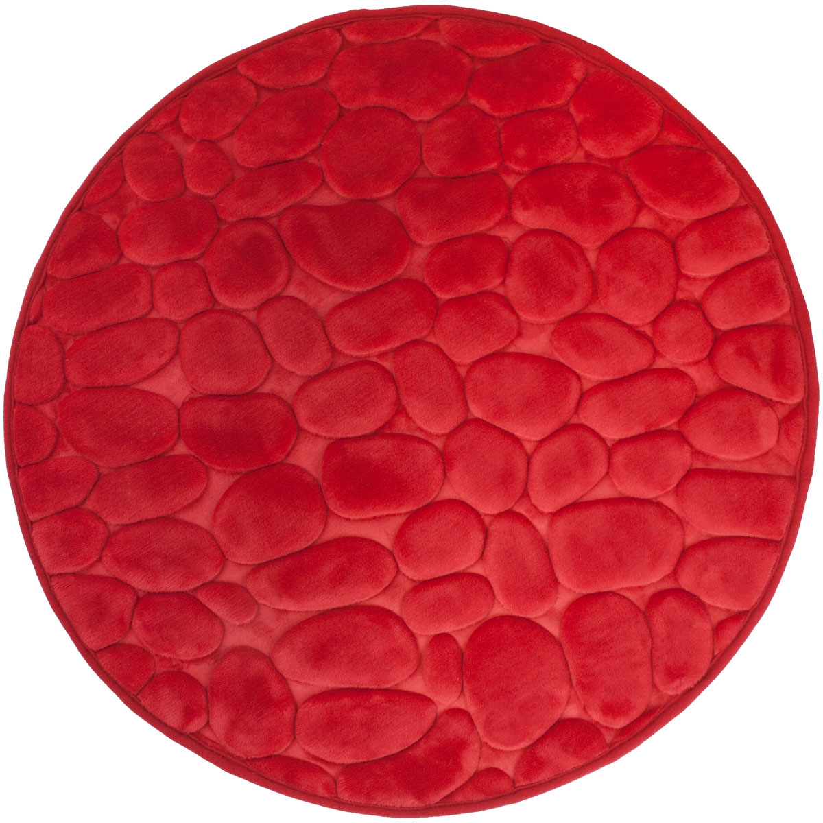 Duschy Bellarina dywanik łazienkowy 60x60 cm okrągły czerwony 767-80