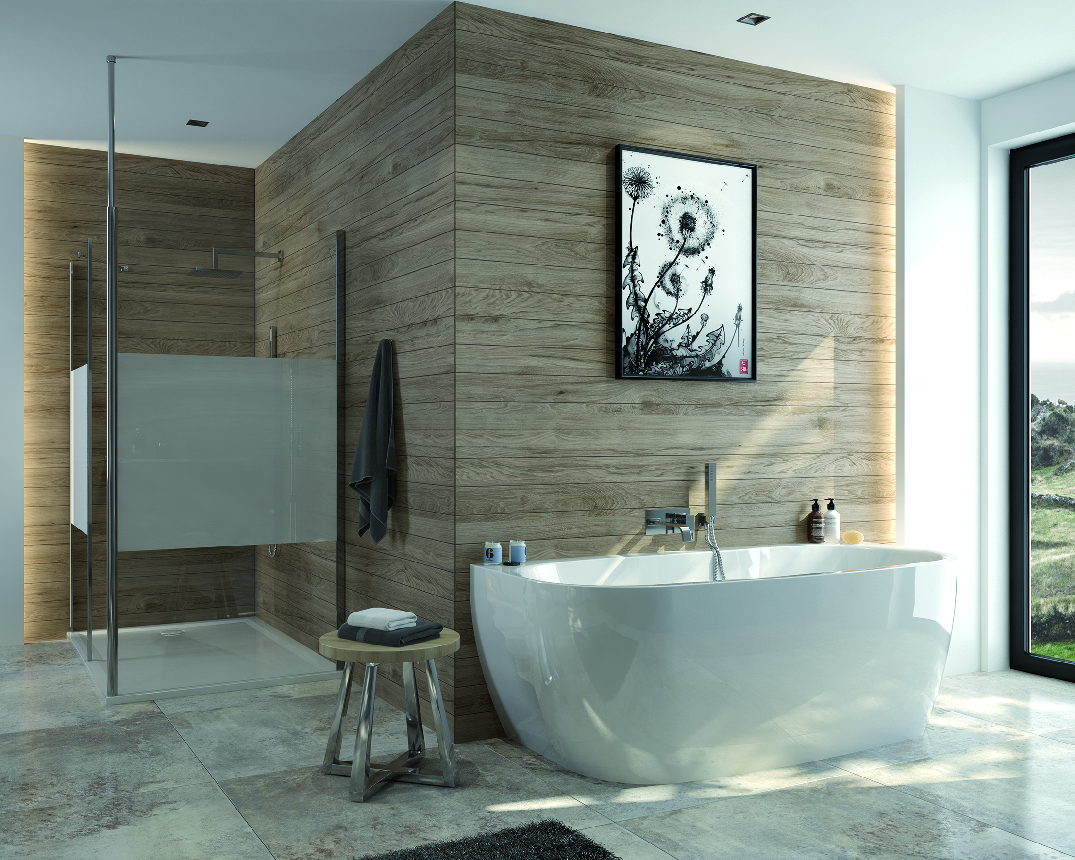 Sanplast Luxo wanna przyścienna 170x75 cm owalna biała 632-370-1180-01-010