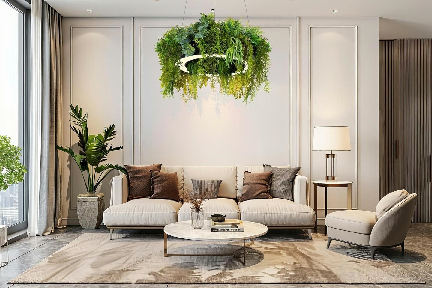 Moosee Gardens lampa wisząca 1x155 W zielona MSE1501100437