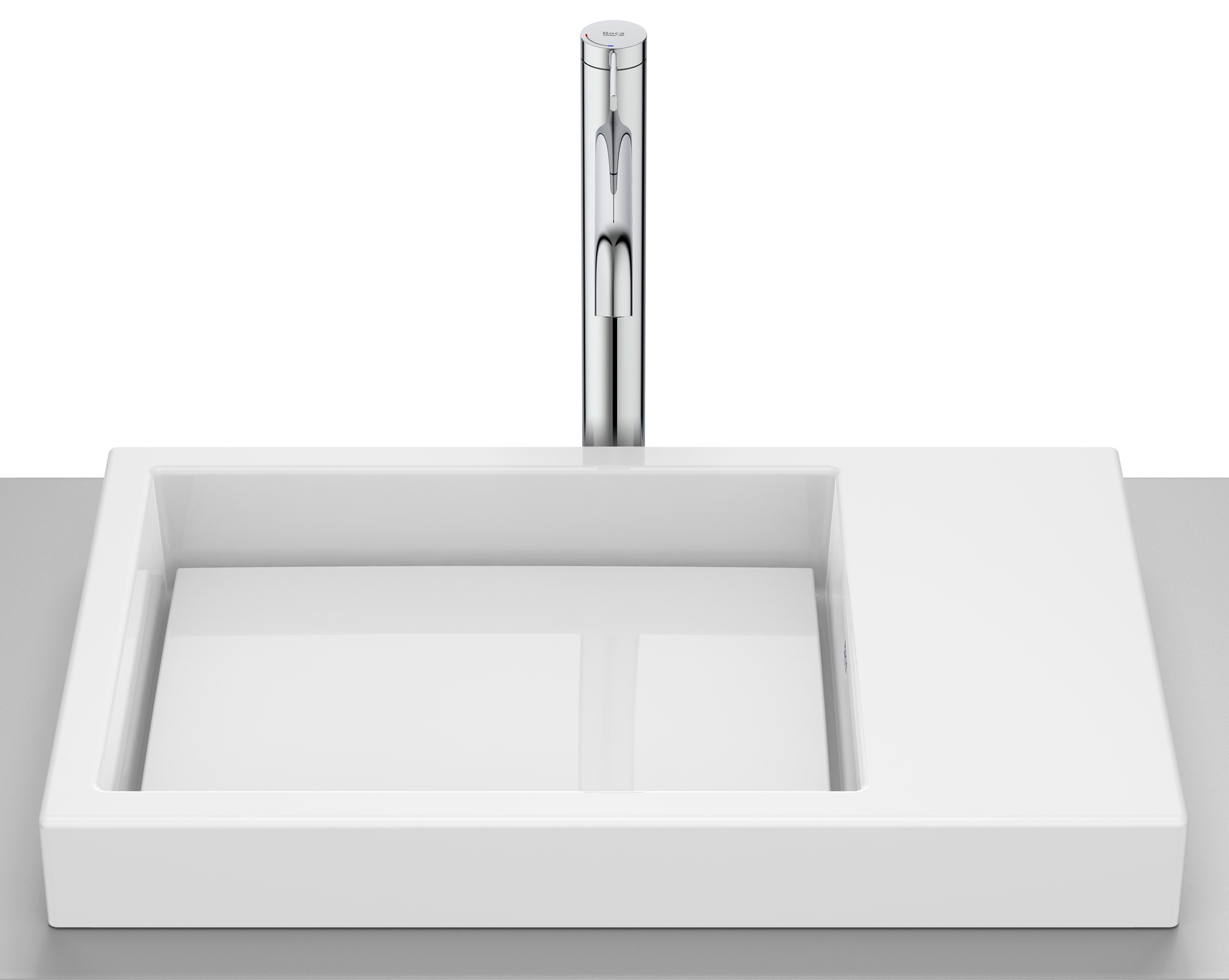 Roca Horizon umywalka 60x38 cm wpuszczana biała A327275S0B