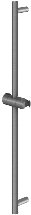 Kohlman Experience Gray drążek prysznicowy 75 cm grafit szczotkowany RELINGQW002AG