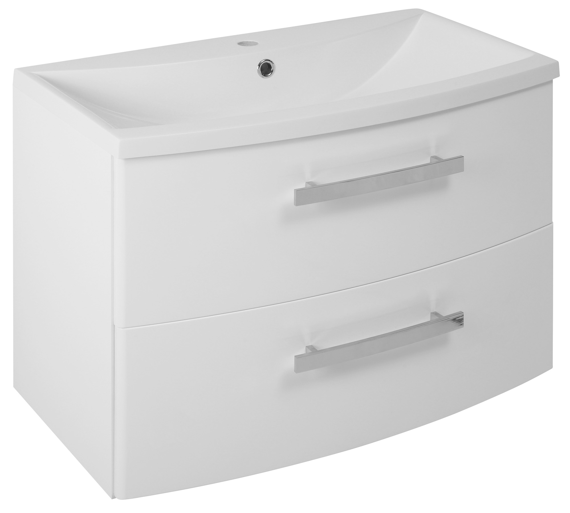 Astor Olivia szafka 80 cm podumywalkowa wisząca biały połysk AM-OLU-800-07 - Wysyłka w 24h