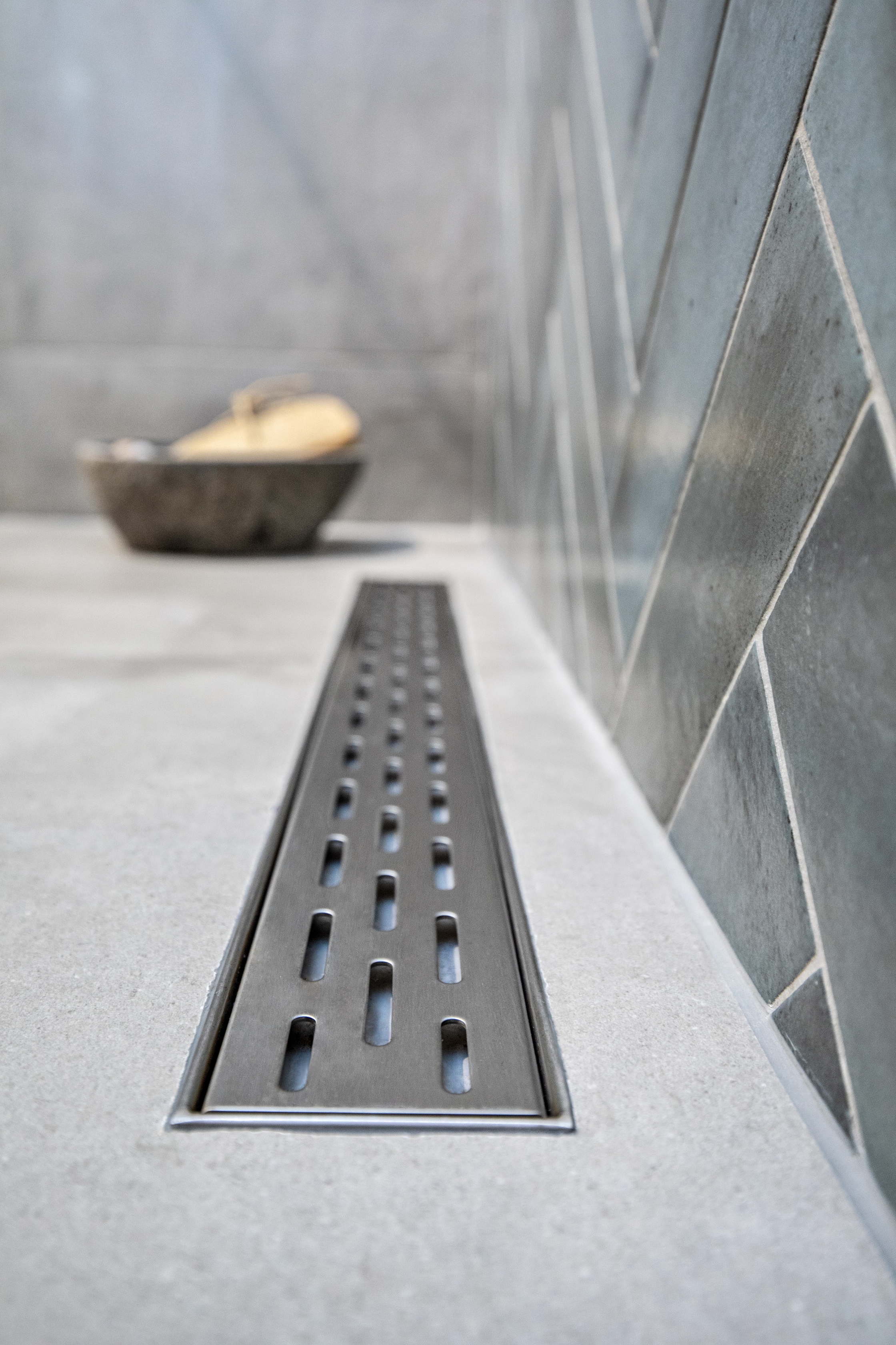 ACO ShowerDrain C ruszt odpływu liniowego 88,5 cm Slot stal nierdzewna 9010.88.77