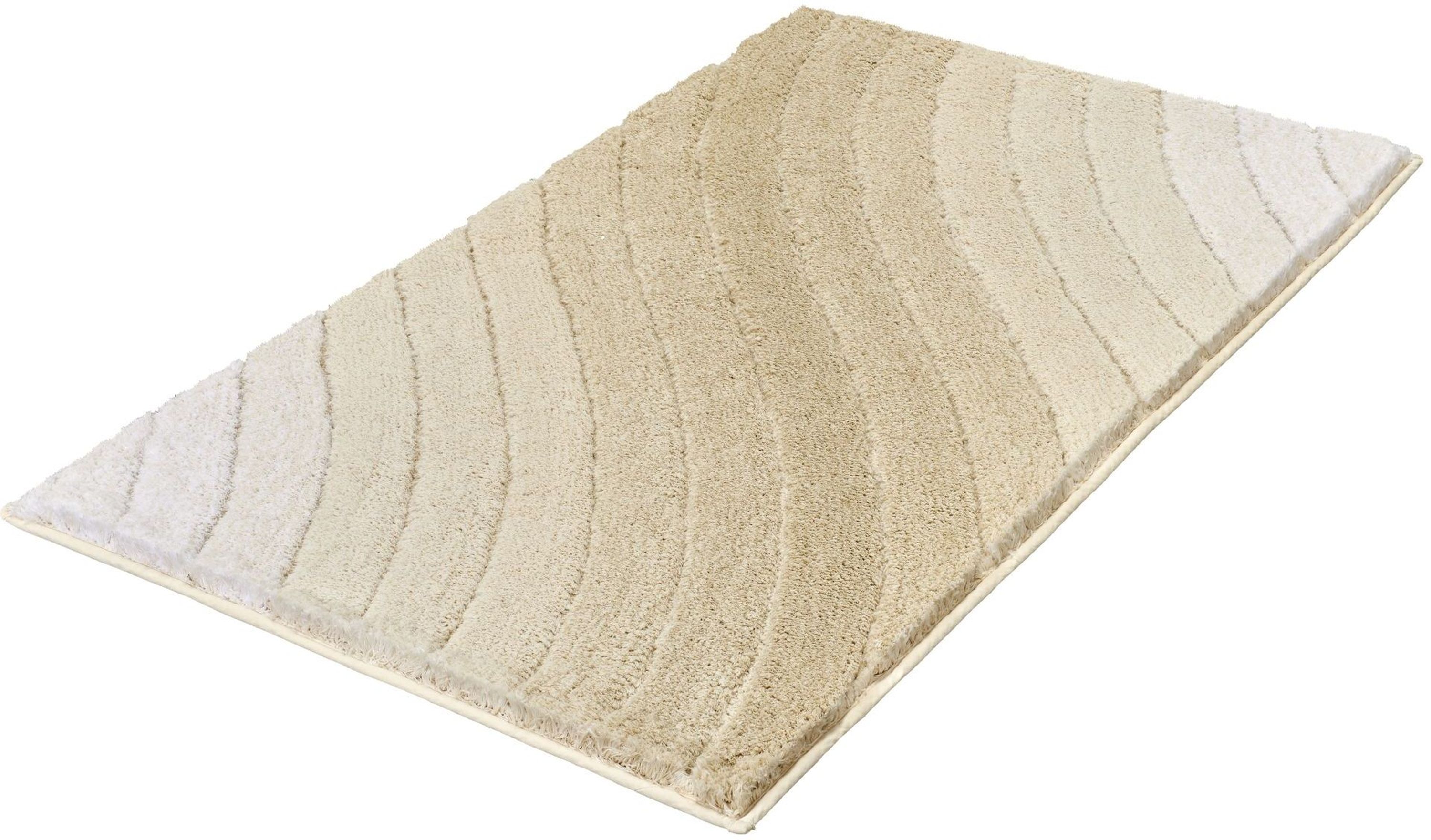 Kleine Wolke Tender dywanik łazienkowy 100x60 cm prostokątny naturalny beżowy 4099226360