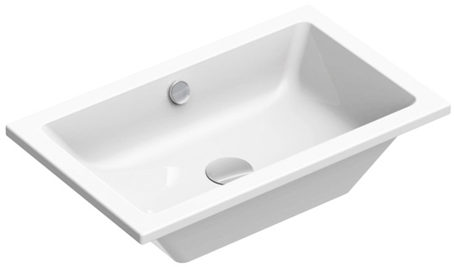 Catalano Zero umywalka 60x37 cm prostokątna wpuszczana-podblatowa biała 0124610001