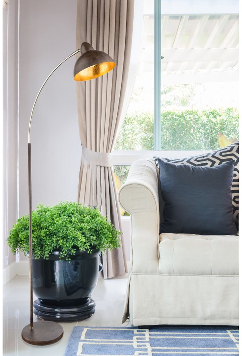 Globo Lighting Anita lampa stojąca 1x40W rdzawy/mosiądz 24703SR