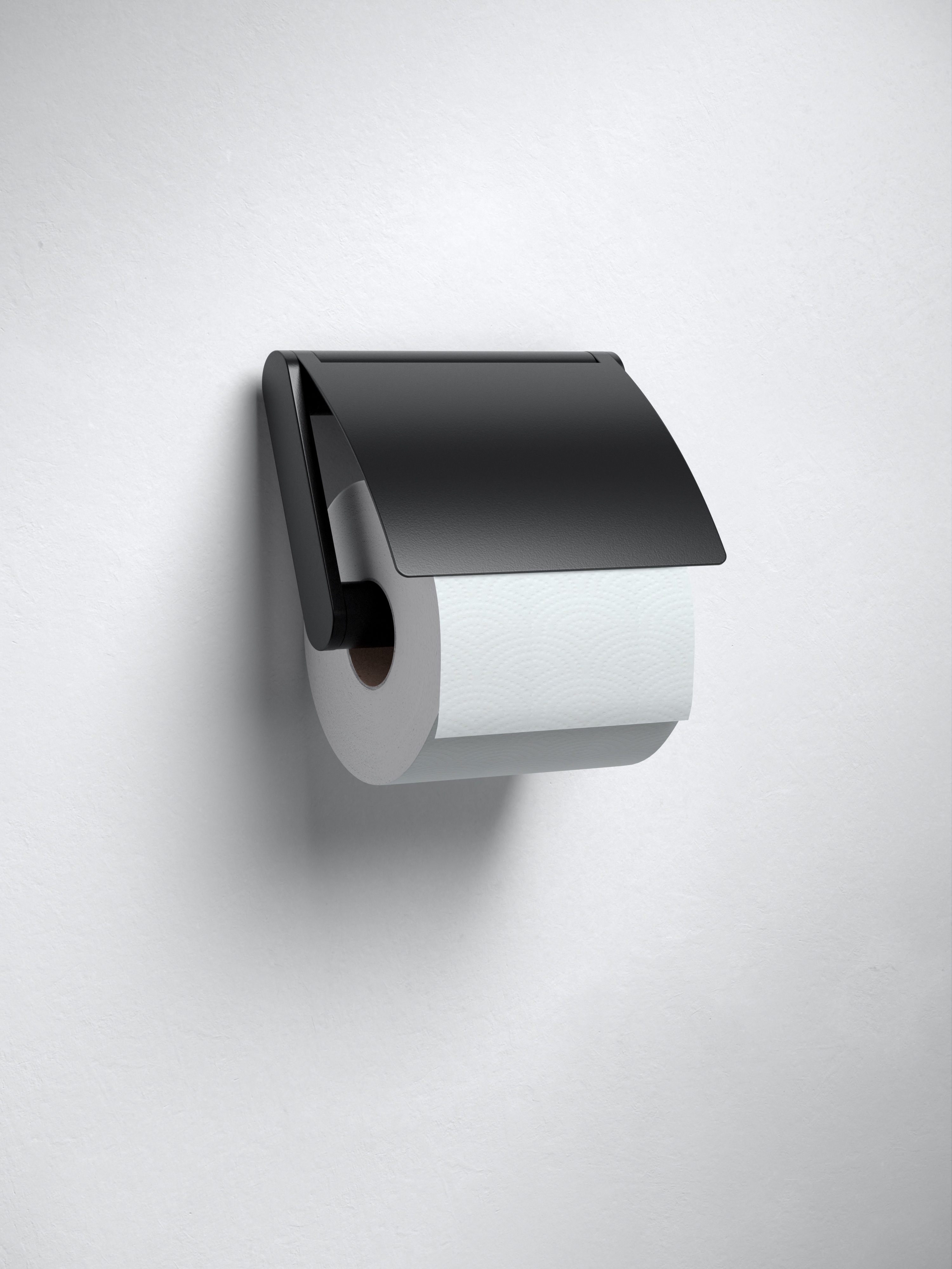 Keuco Black Selection uchwyt na papier toaletowy czarny 14960370000