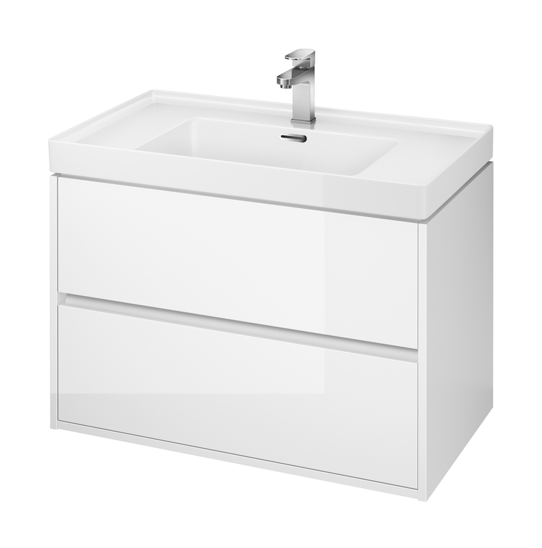 Cersanit Crea szafka 80 cm podumywalkowa wisząca biała S924-004 - Wysyłka w 24h