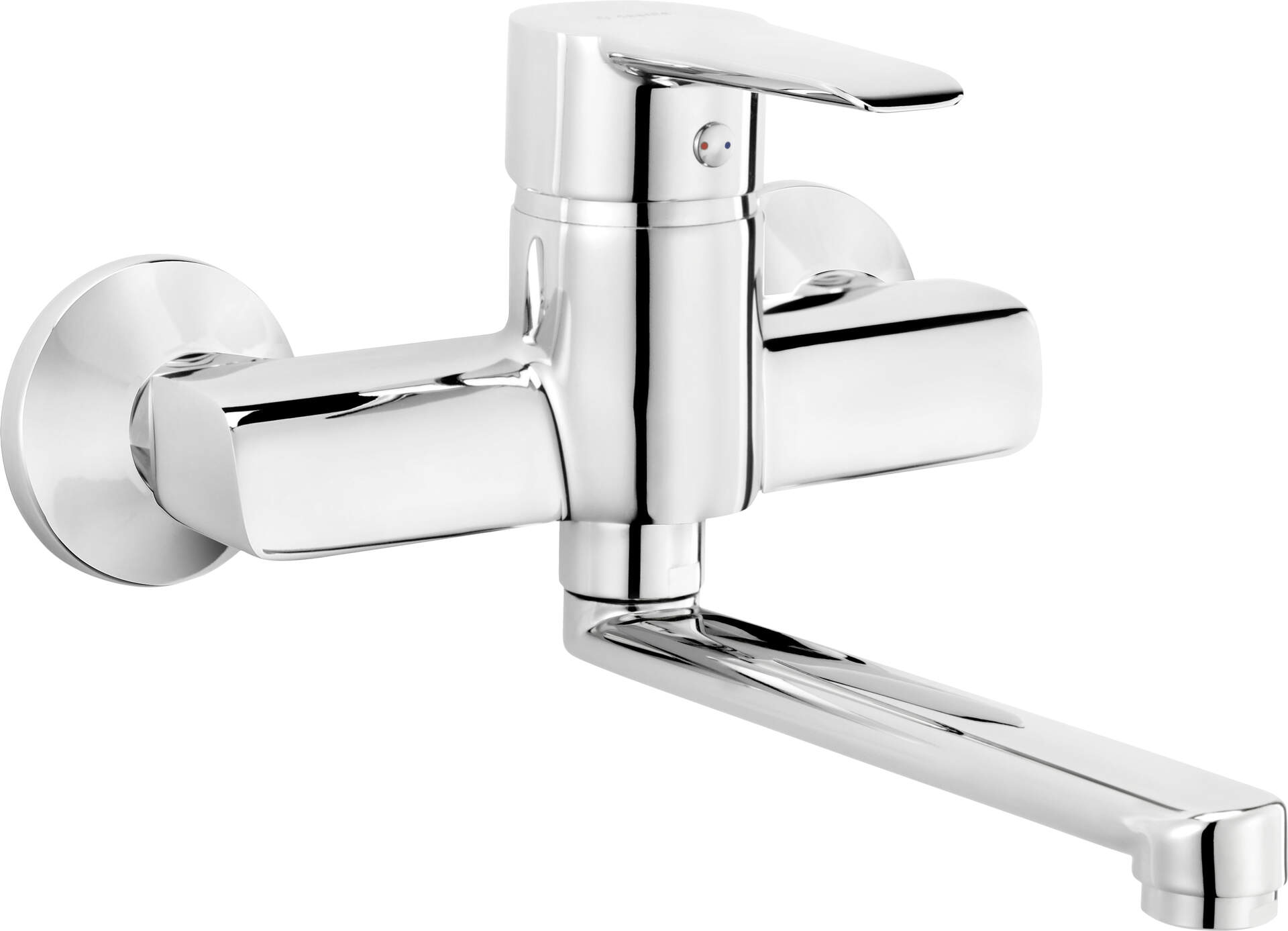 Deante Corio bateria umywalkowa ścienna chrom BFC050M