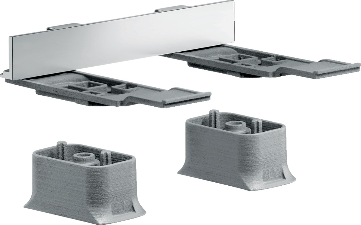 Axor Universal adapter do montażu akcesoriów czarny chrom szczotkowany 42870340