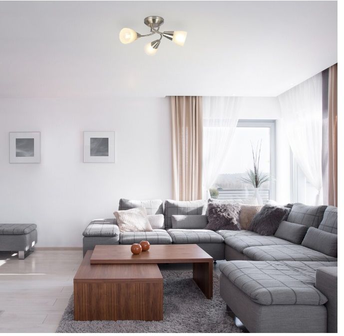 Rabalux Connor lampa podsufitowa 3x40 W chrom-satyna-szkło opalizowane 5690