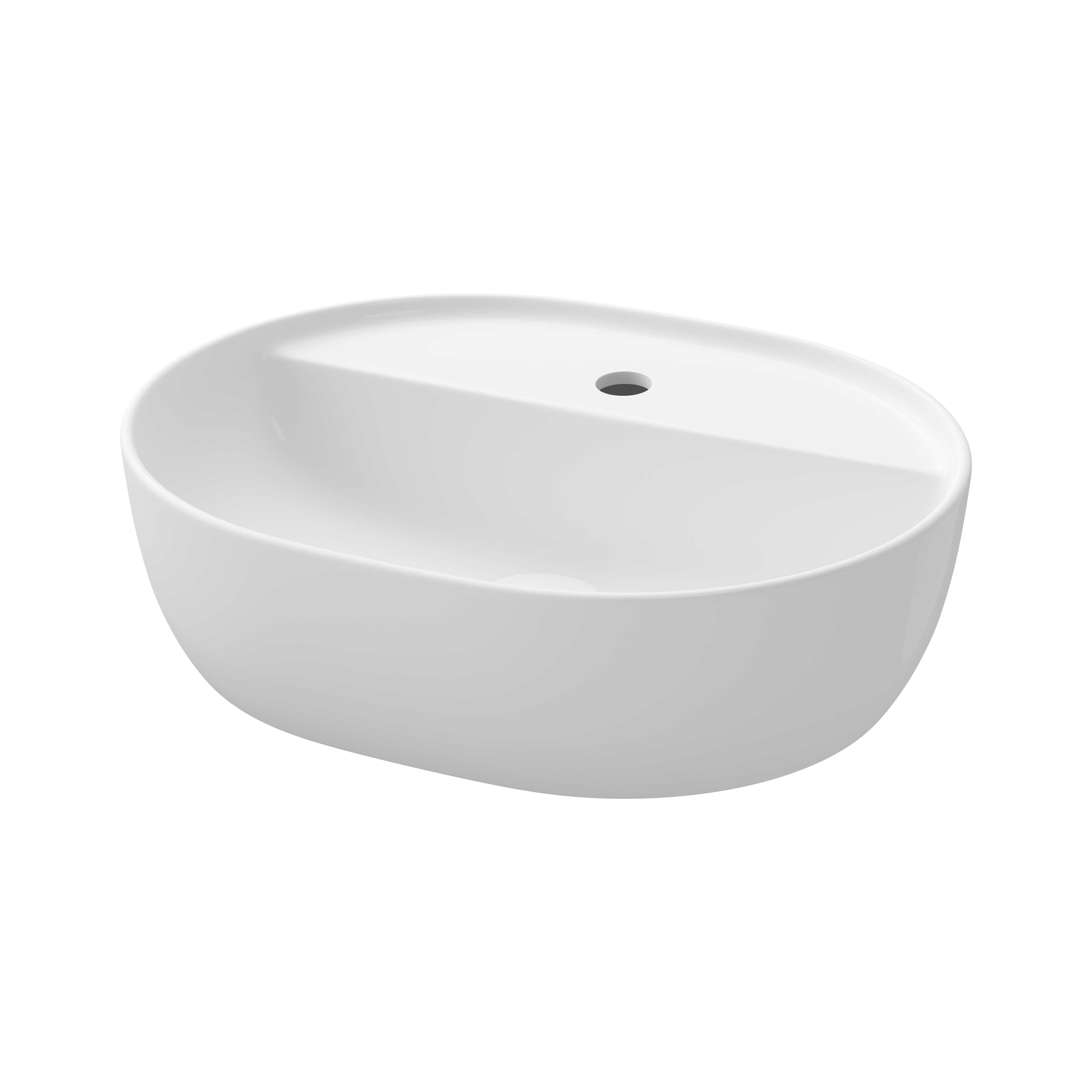 Cersanit Moduo umywalka 50x40 cm owalna nablatowa biała K116-154 - Wysyłka w 24h