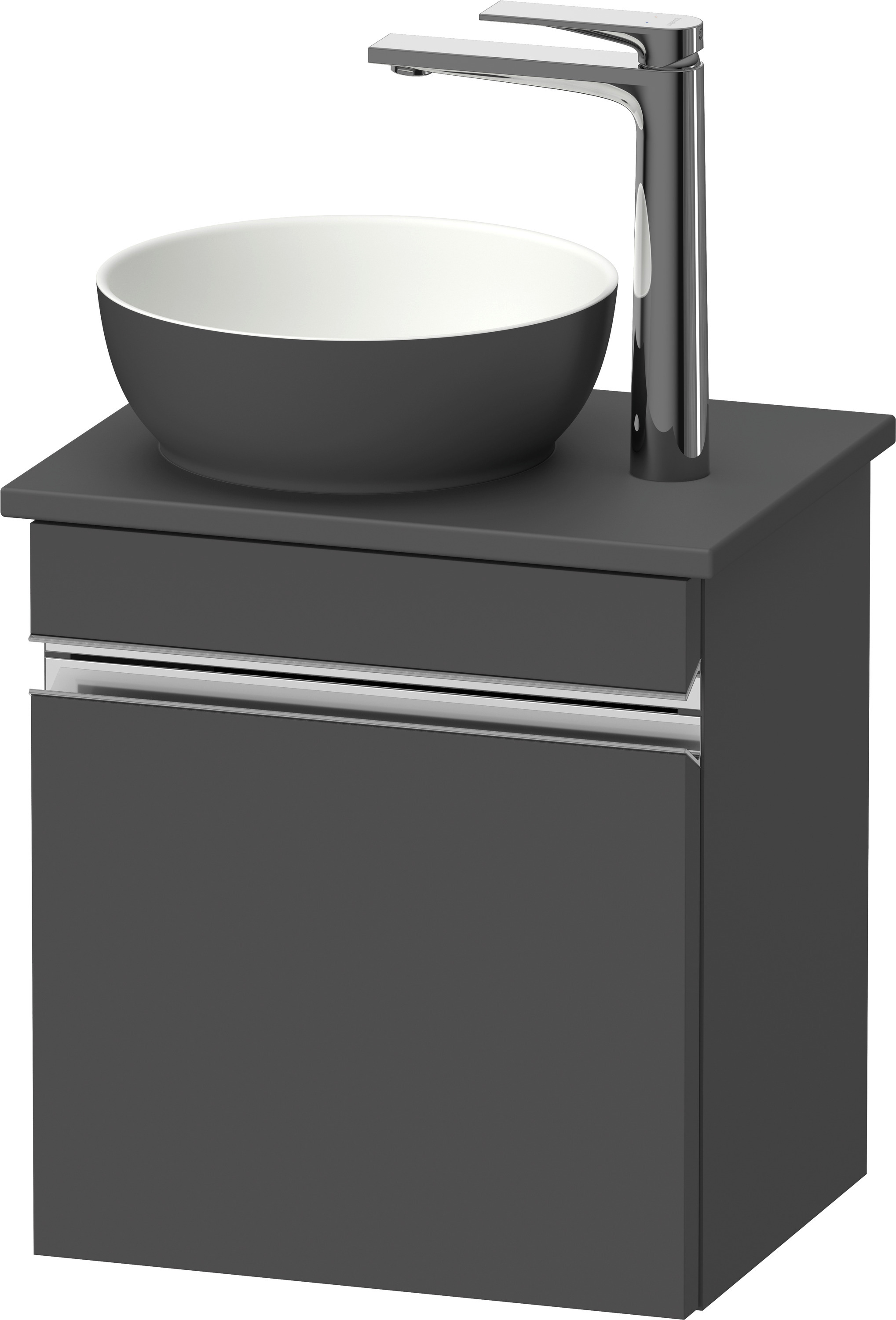 Duravit Sivida szafka 40x32,5x44 cm podumywalkowa wisząca grafitowa-chrom SV4656R10490000