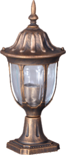 Kaja Vasco lampa stojąca zewnętrzna 1x60W czarna/złota K-5007S2/NCZARNY/ZŁOTY