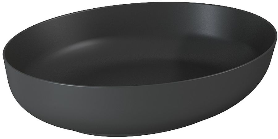 Elita Rika umywalka 52x39,5 cm owalna nablatowa anthracite matt RE040520086010 - Wysyłka w 24h
