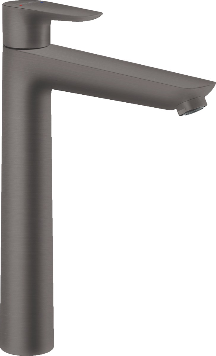 Hansgrohe Talis E bateria umywalkowa stojąca wysoka EcoSmart czarny chrom szczotkowany 71716340