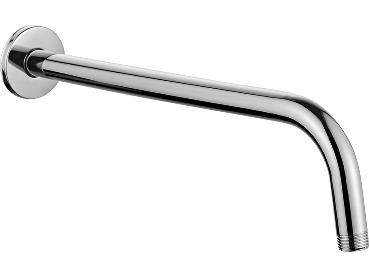Laveo Rondo ramię deszczownicy 33,7 cm ścienne chrom NWX057O