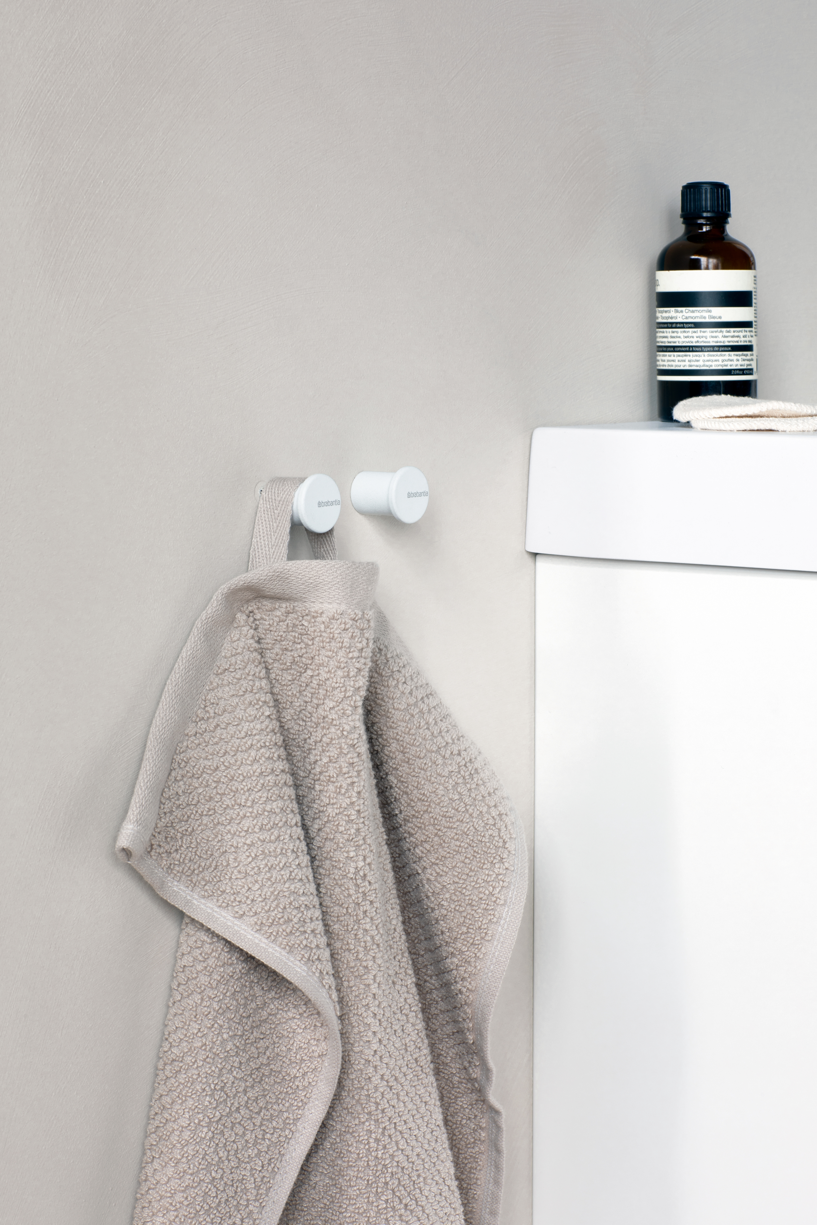 Brabantia MindSet wieszaki na ręcznik 2 szt biały 303425 - Wysyłka w 24h