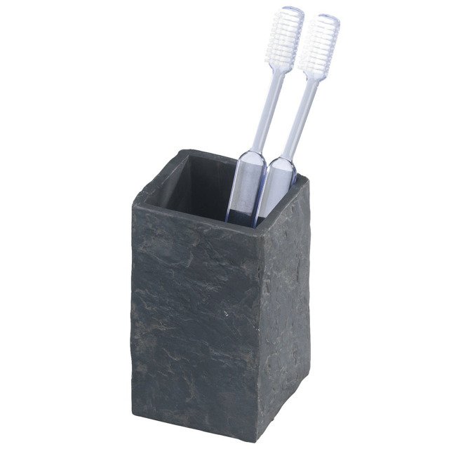 Wenko Slate Rock kubek na szczoteczki do zębów stojący antracytowy 17920100 - Wysyłka w 24h