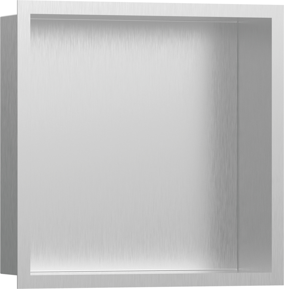 Hansgrohe XtraStoris Individual półka wnękowa 30x30x10 cm stal szlachetna szczotkowana 56097800