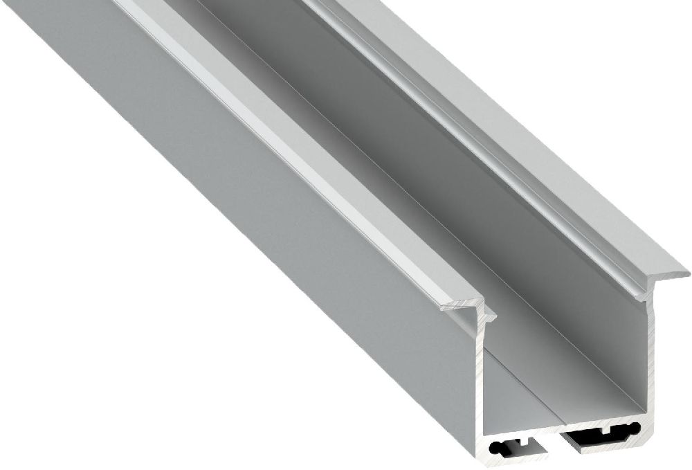 Milagro profil do taśmy LED 200 cm srebrny EKPR7559