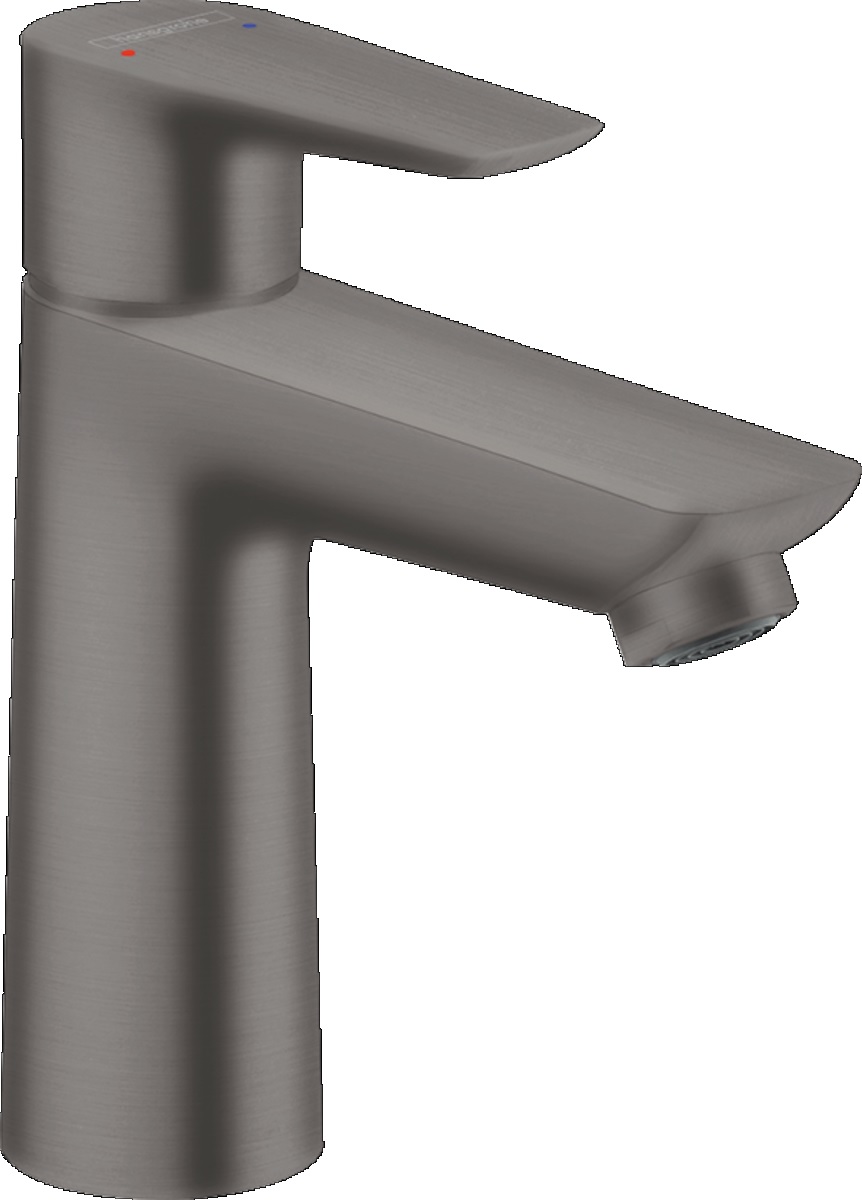 Hansgrohe Talis E bateria umywalkowa stojąca czarny chrom szczotkowany 71712340