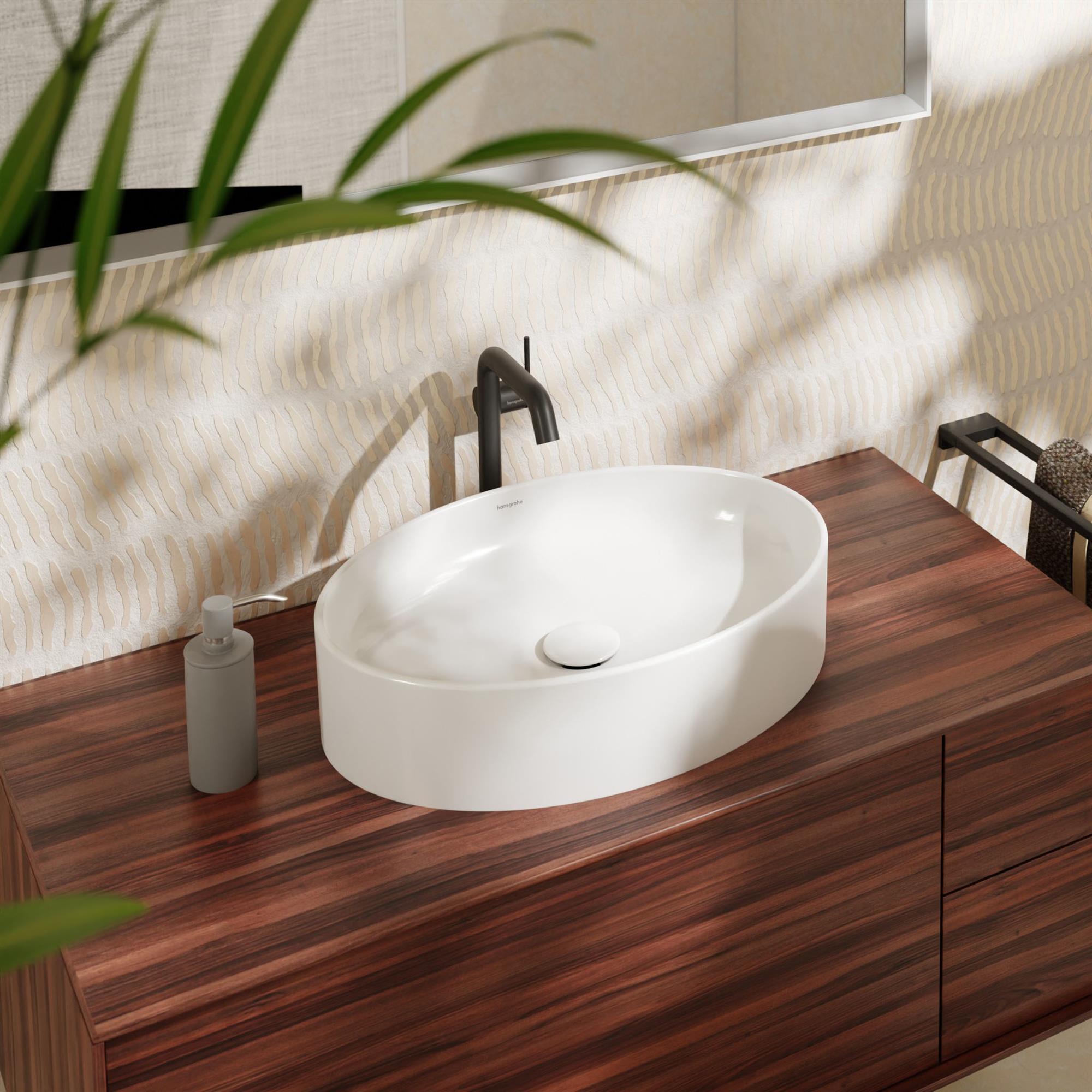 Hansgrohe Xuniva D umywalka 55x40 cm nablatowa biały 60165450