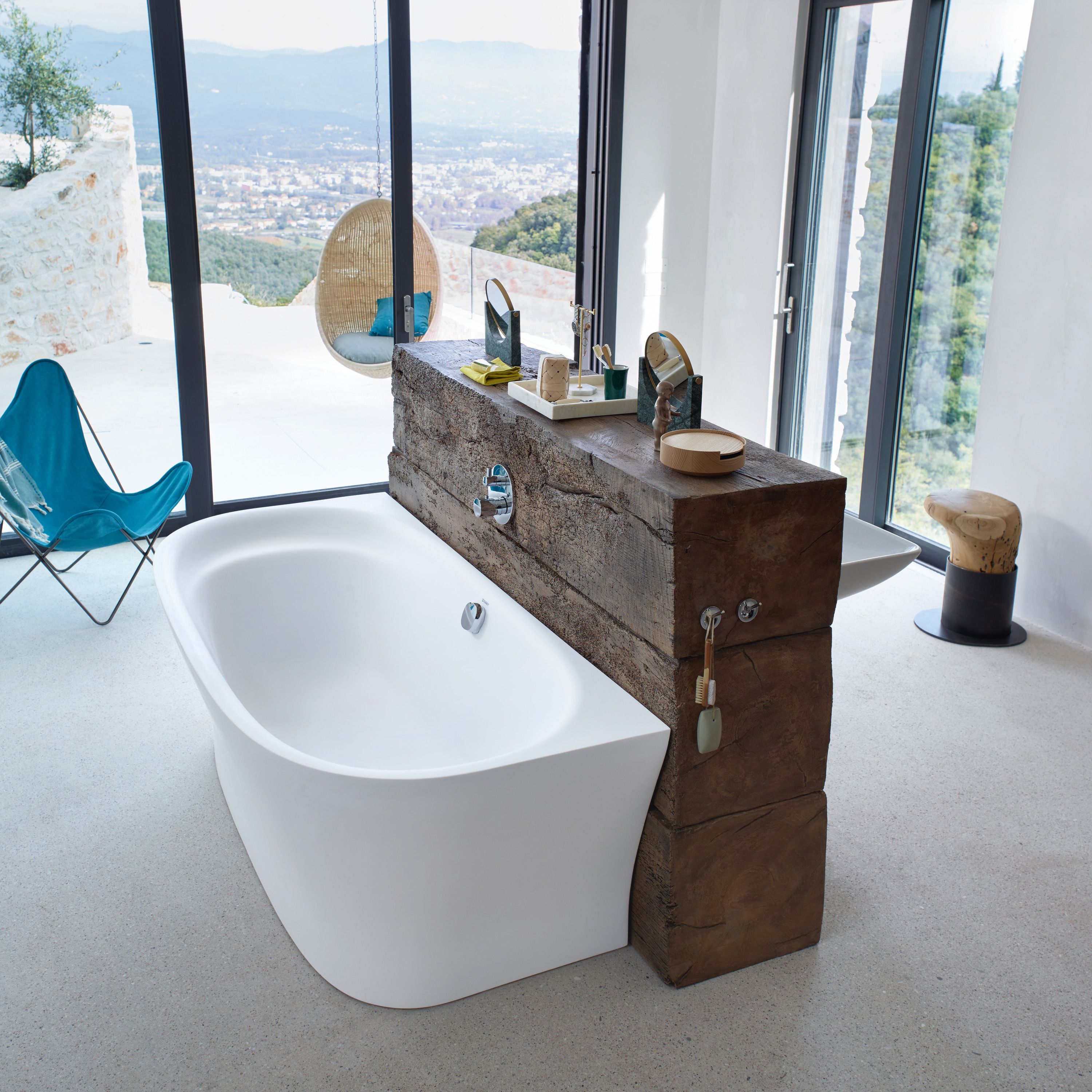Duravit Cape Cod wanna wolnostojąca 190x90 cm przyścienna owalna biała 700364000000000