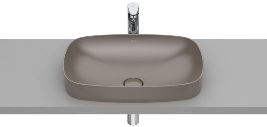 Roca Inspira Soft umywalka 55x37 cm wpuszczana cafe A327504660