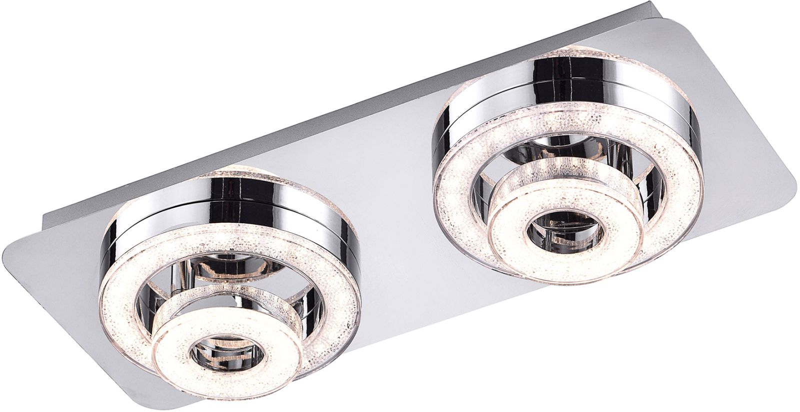 Just Light Tim lampa podsufitowa 2x2,8W+2x3,1W chrom 14521-17