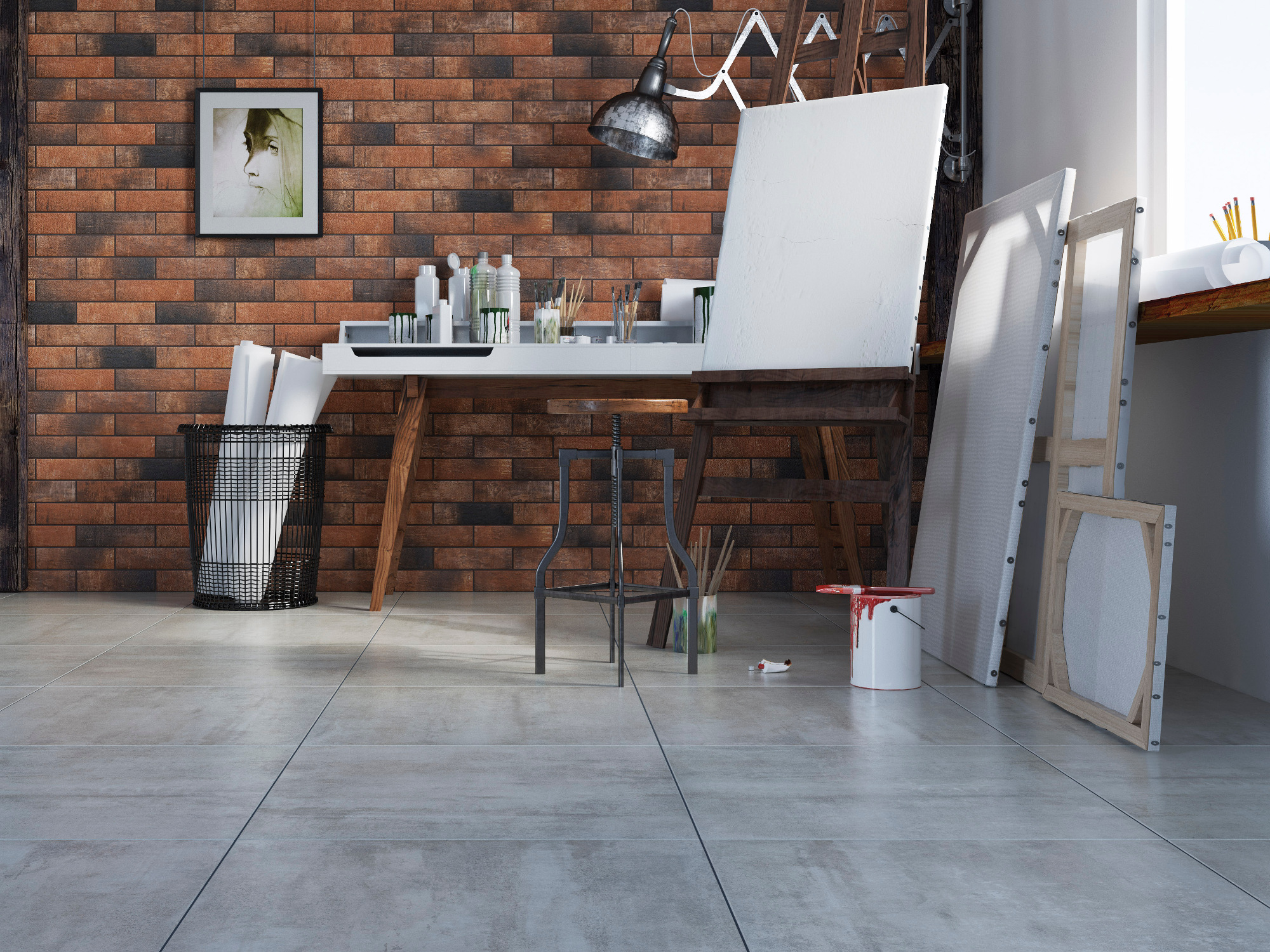 Cerrad Loft Brick płytka klinkierowa 24,5x6,5 cm czerwona