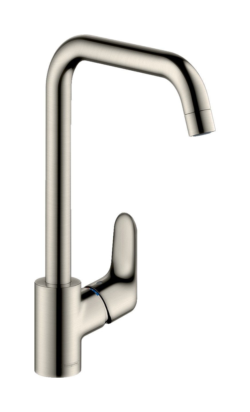 Hansgrohe Focus M41 bateria kuchenna stojąca stalowa 31820800