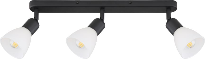 Light Prestige Malta lampa podsufitowa 3x40W czarna/biała LP-877/3WBK